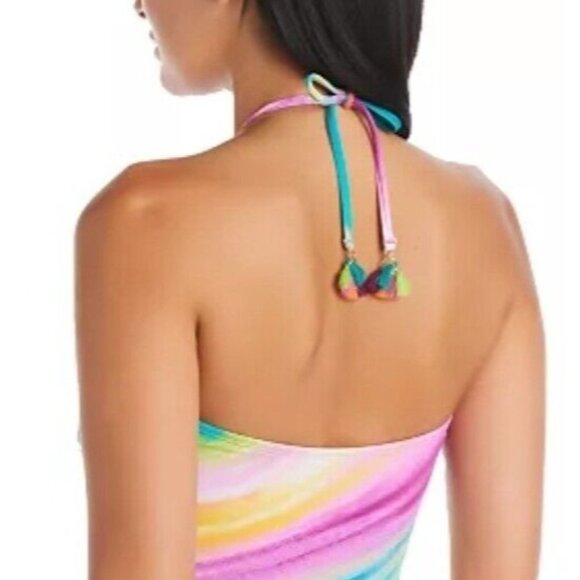 Bleu Rod Beattie 6 One-Piece Swimsuit Splash Out Colorful Tie-Dye Swimwear - Picture 6 of 8